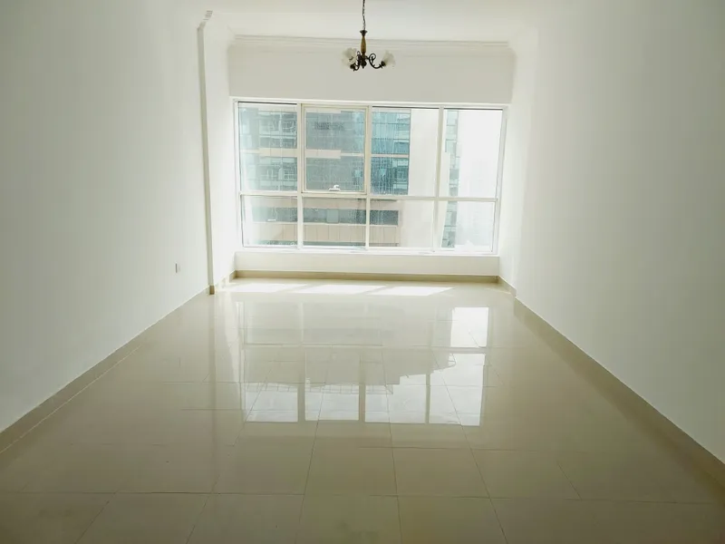 spacious 1bhk with wardrobes, gym,pool in al taawun area rent 39k