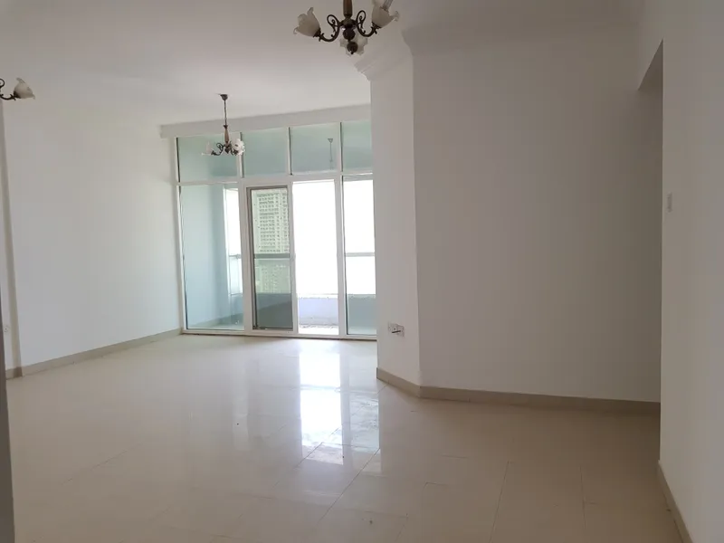 3bhk with balcony, wardrobes, gym,pool in al taawun area rent 68k